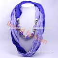 jewelry scarf with beads necklace bandana,headwear,neckwear,neckwarmer,Stole, Ruana